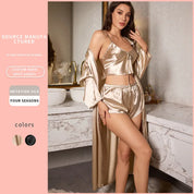 Seamless Wears™ 3PCS Sexy Satin Night Robes