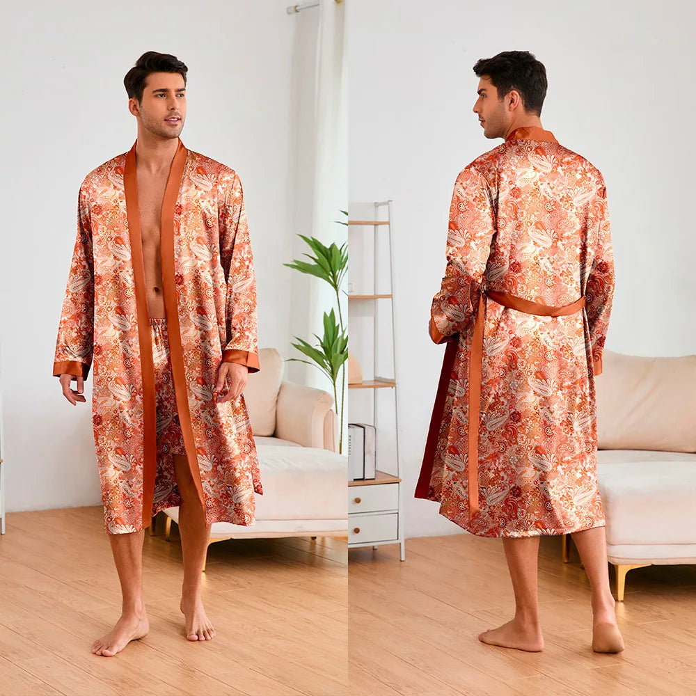 Seamless Wears™ Men's Ice Silk Sleepwear