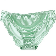 Seamless Wears™ Frill Trim Ice Silk Invisible Underwear