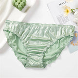Seamless Wears™ Frill Trim Ice Silk Invisible Underwear