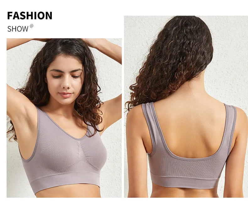Seamless Wears™ Steel Ring Underwear Bra