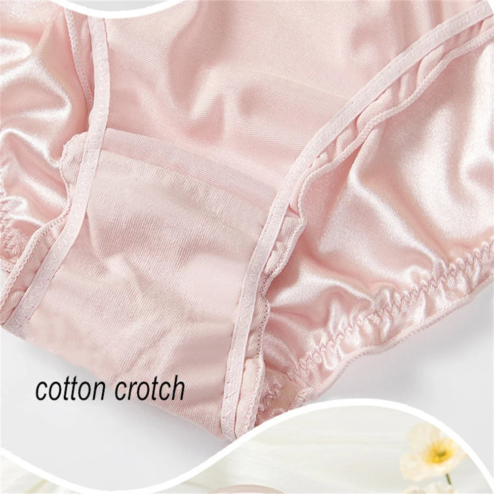 Seamless Wears™ Frill Trim Ice Silk Invisible Underwear