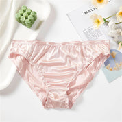 Seamless Wears™ Frill Trim Ice Silk Invisible Underwear