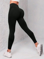 Seamless Wears™ Wide Waistband Sports Leggings